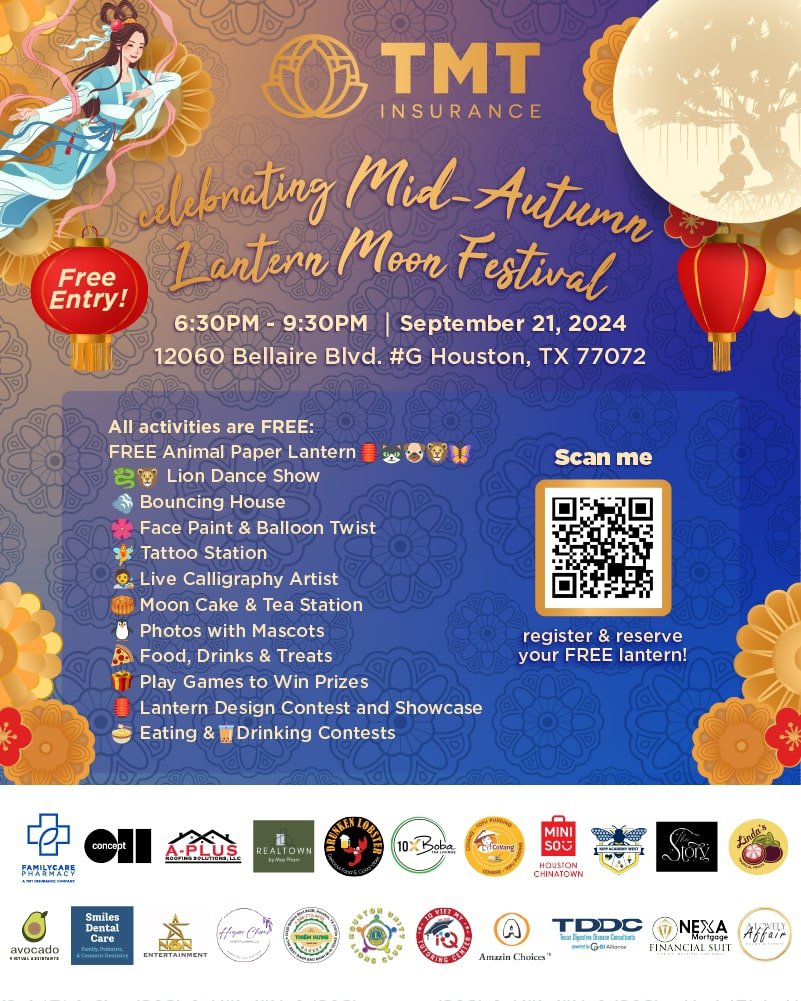 TMT Annual Mid-Autumn Lantern Moon Festival 2024 | FREE EVENT for ALL Children and the community